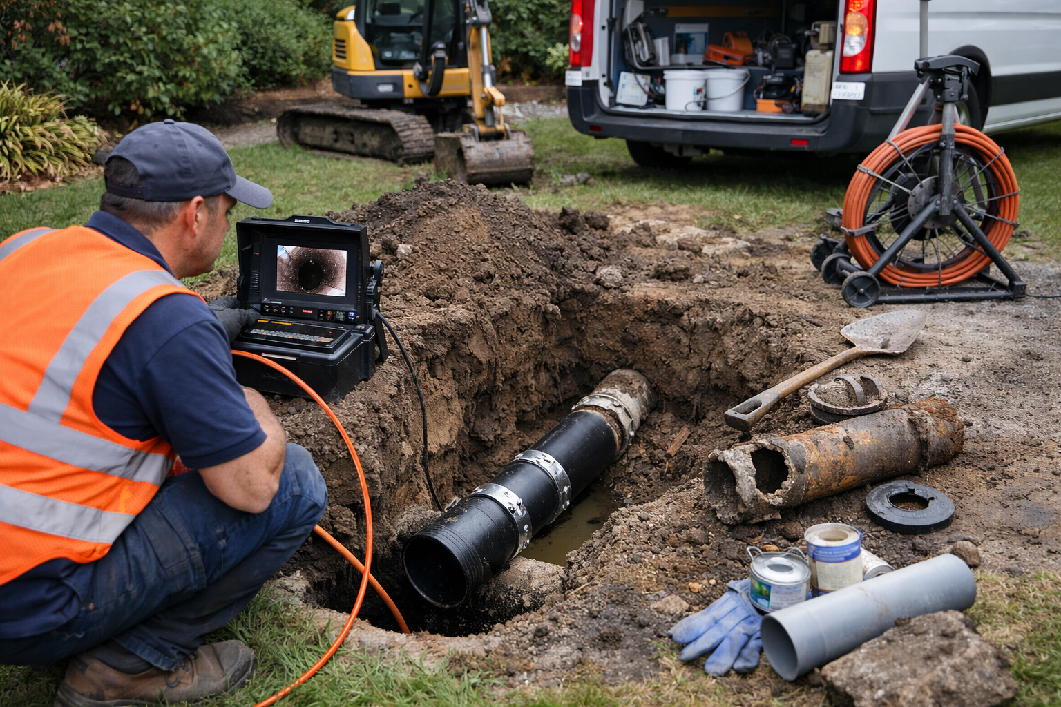 A Step by Step Guide to Sewer Line Spot Repair